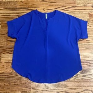 Royal blue top